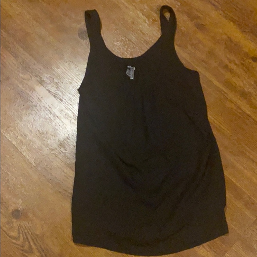 Black cotton tank